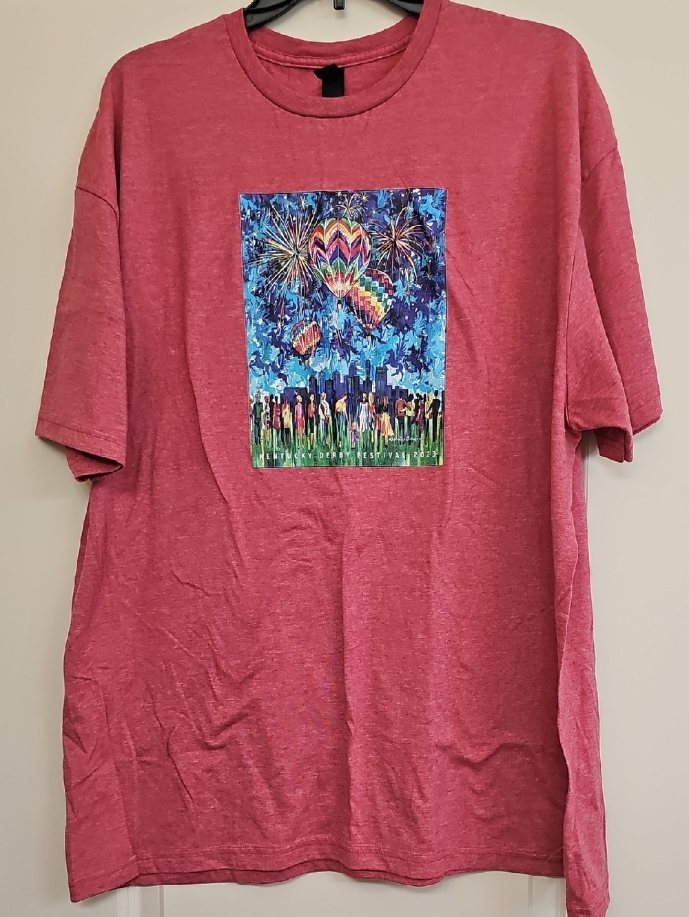 Kentucky Derby Festival 2x Pink Tshirt 2023 NWOT